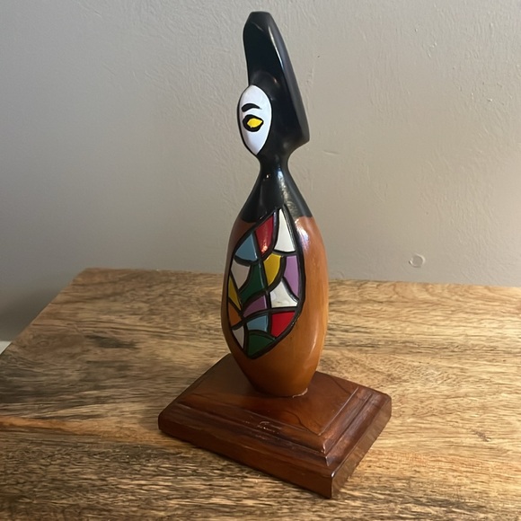 ❤️Dominigo Gomez wooden Abstract Sculpture - Picture 3 of 10